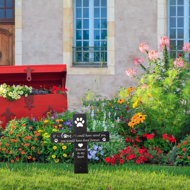 Vase De Cimetière En Plastique Noir Durable Pour Tombe - Vase Creux
