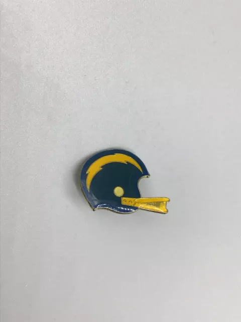 SAN DIEGO CHARGERS  VINTAGE NFL HELMET Enamel LAPEL PIN ~