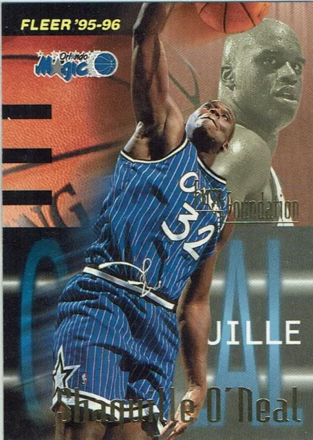 Cartes à Collectionner Basketball Carte NBA Fleer 1996 Shaquille O'