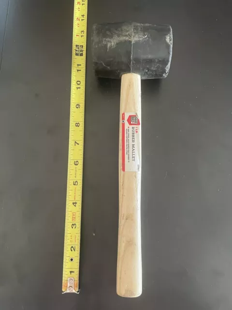 Sure Built 1LB Dead Blow Solid Hammer Rubber Mallet Drop Forged 98111