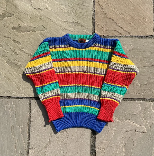 Maglione Maglione Vintage Anni '90 Boston Traders Lavorato A Maglia