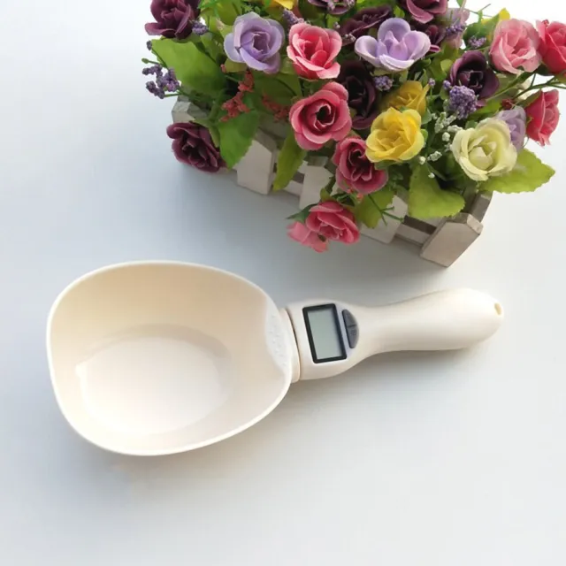 Cat Pet Food Spoon Scale Measuring Cup Kitchen Weighting Spoon 800g/0.1g