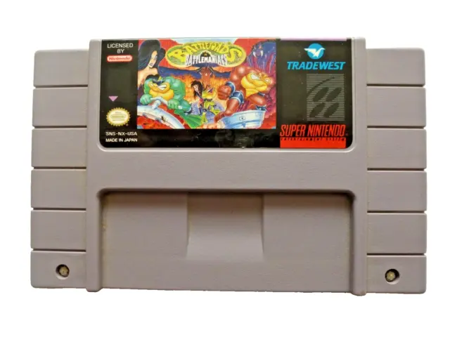 Battletoads In Battlemaniacs  Super Nintendo SNES Tradewest 1993