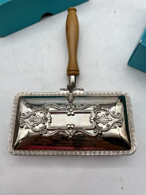 Raimond Silverplate Italy Dinner Table Crumb Sweeper In Box