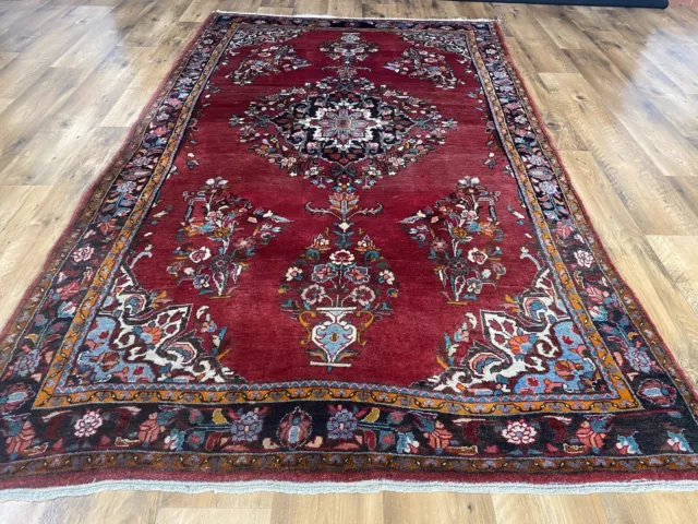 Schöner Handgeknüpfter Perser Orientteppich Echter Bidjar Malayer Rug 230x135cm 2