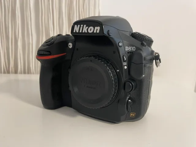 Nikon D810 36.3MP DSLR Camera - Black (Body Only)