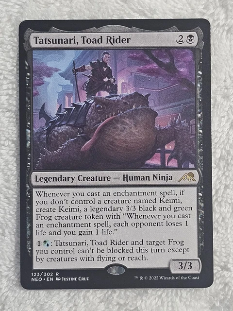 thumbnail image 2 of MTG Commander Deck – Tatsunari, Toad Rider Enchantments – 100 Card Custom EDH Deck – English 2 of 4