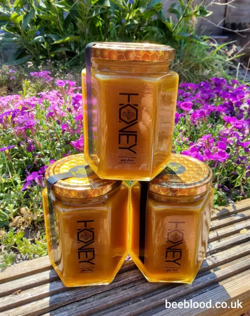 Raw Windflower/Acacia Honey+ Royal Jelly+ Propolis  360grams  2022 Harvest