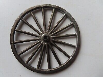 Original cast iron wagon wheel 3 1/2" diameter