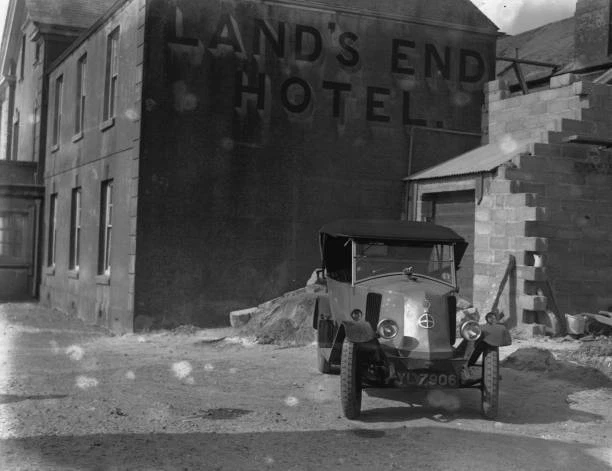 The hotel at Lands End in Cornwall 1930s Historic Old Photo