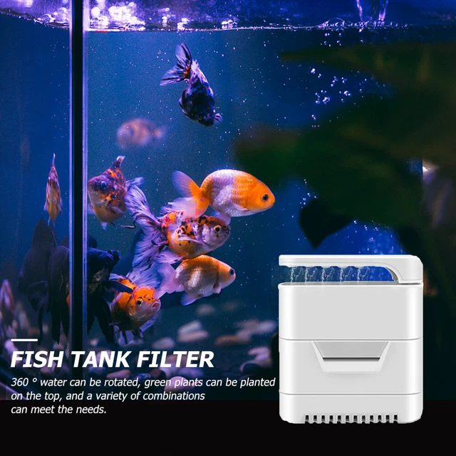 Turtle Tank Low Level Water Filter Aquarium Submersible Pump (2 Layer)