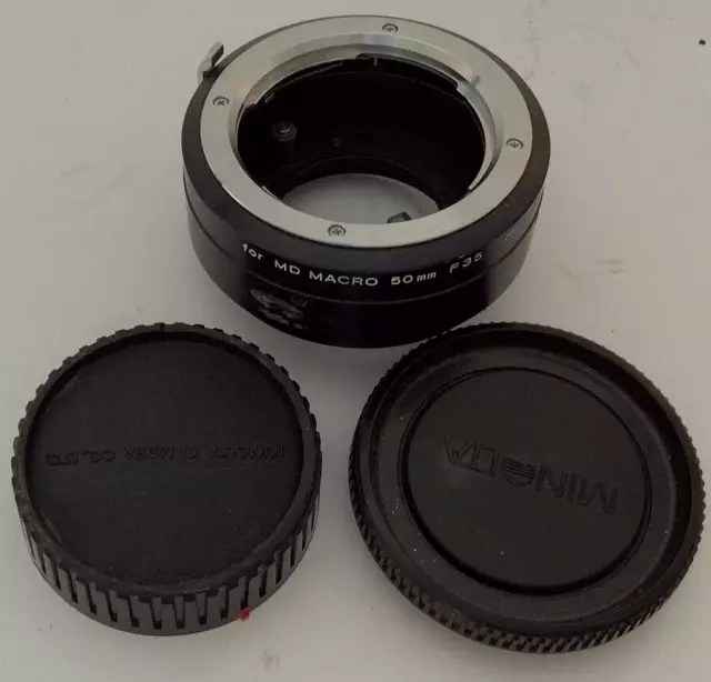 Minolta 1:2 - 1:1 Extension Tube for MD Macro 50mm f/3.5 Lenses Minolta MD Mount