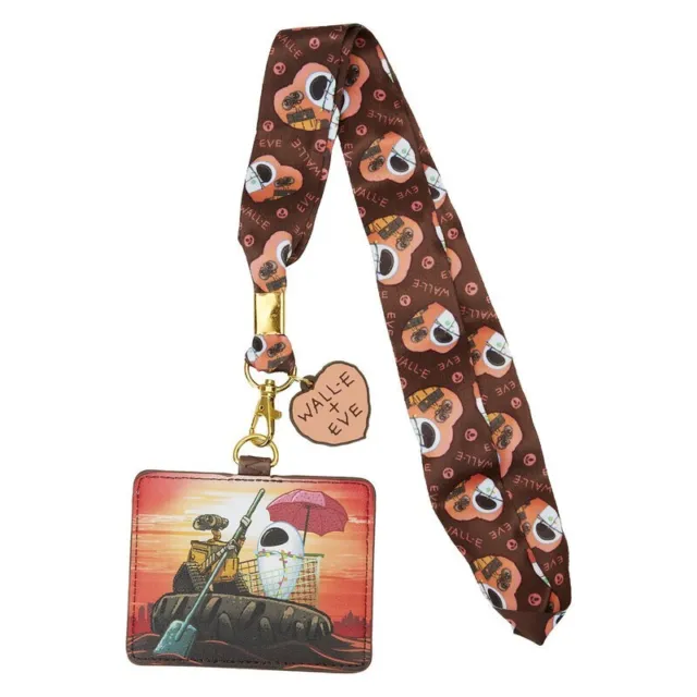 Loungefly Disney WALL-E Date Night Lanyard with Card Holder