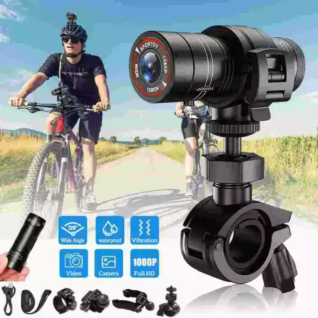 Mini HD 1080P Wifi Sports Camera DVR DV Motor Bike Motor Cycle Action Helmet Cam