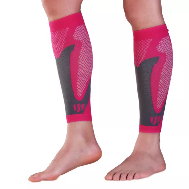 1 paire hommes femmes sport confort mollet manchon de compression jambe de