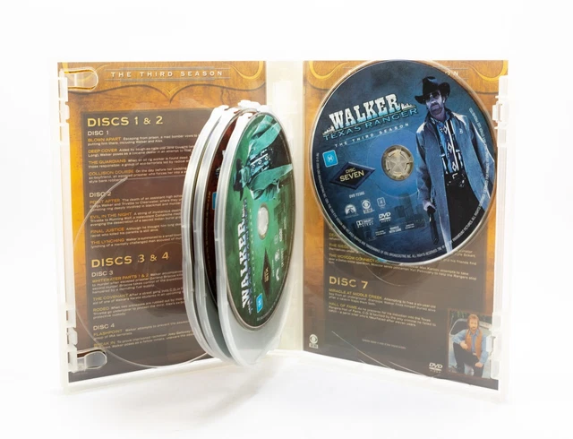 WALKER TEXAS RANGER DVD Set Complete Season 3 Region 4 Chuck Norris ...