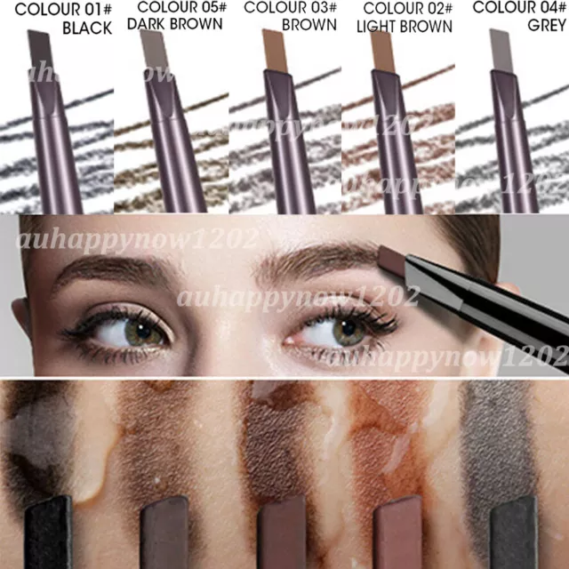 Waterproof Microblading Eye Brow Eyeliner Eyebrow Pen Pencil Brush Makeup Tool