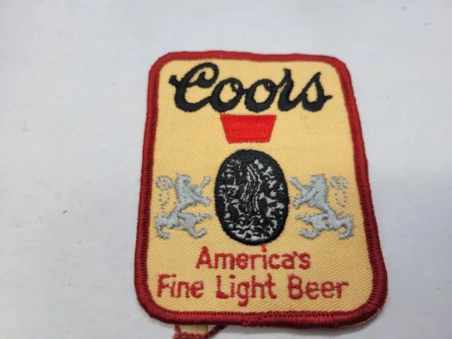 Coors Fine Light Beer Advertising Patch