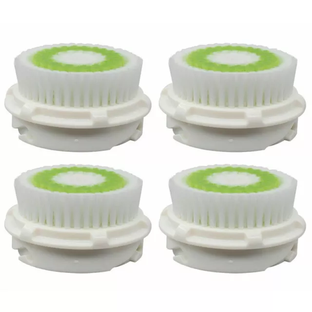 Pack of 4 Acne Prone Facial Cleansing Brush Heads for Clarisonic Mia 1 2