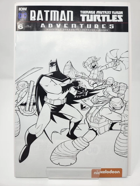 Batman Teenage Mutant Ninja Turtles Adventures #6 Recover Sketch Nickelodeon