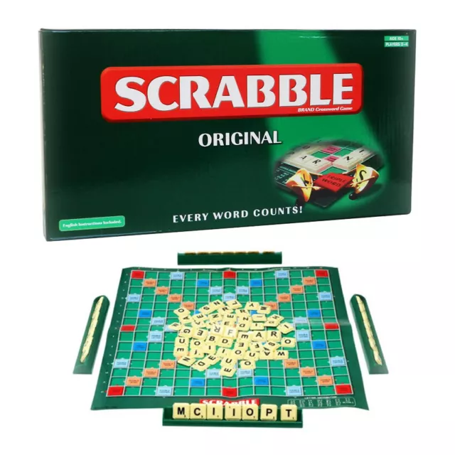 Scrabble Game Kid Adult Educational Toy Hot Fun Party Game Family Board Game