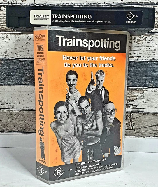 EXPERIENCE THE ICONIC 1996 Trainspotting VHS video featuring Ewan
