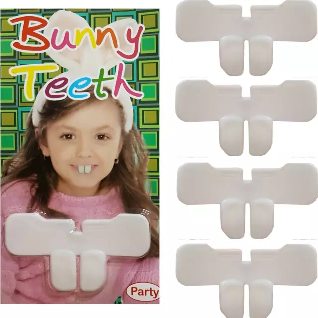 5 x Bunny Teeth Hoppel Hase Hasenzähne Zähne Ostern Fasching Osterhase Karnickel