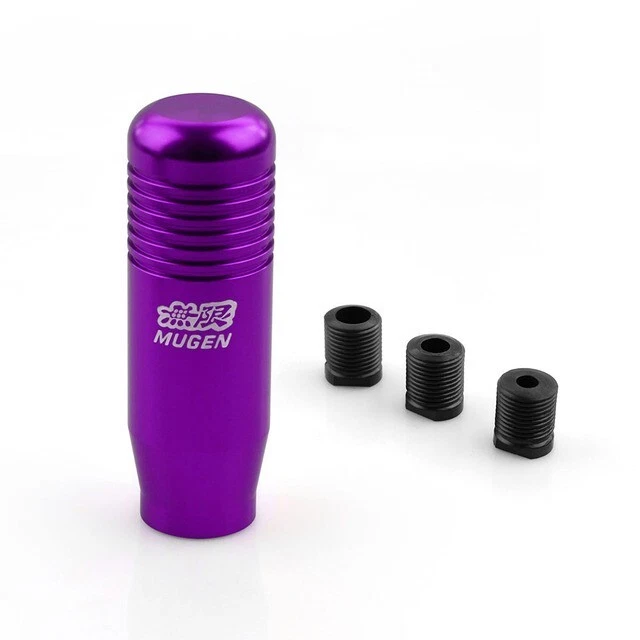 1 x8.5cm Mugen Gear Shift Knob Stick Manual Transmission Gear Head -PURPLE
