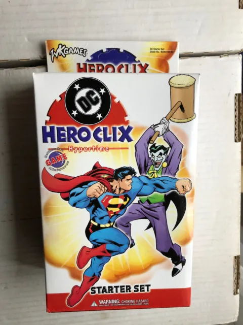 Heroclix Hypertime Starter Set Dc Wk Games Hero Clix Miniaturas Accion Rol