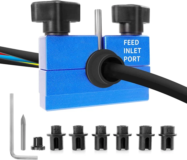 Split Wire Stripper Machine, 6 Feed Wire Limiter Size from 6 AWG to 18 AWG, 2 Th