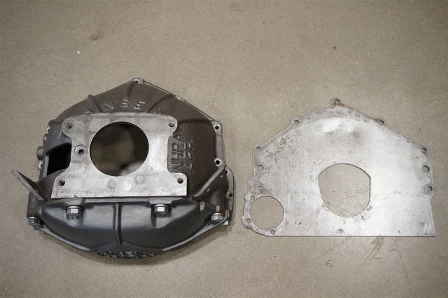 55-57 Chev NHRA Ansen Scatter Shield Bellhousing Inspect Cover Block Protector