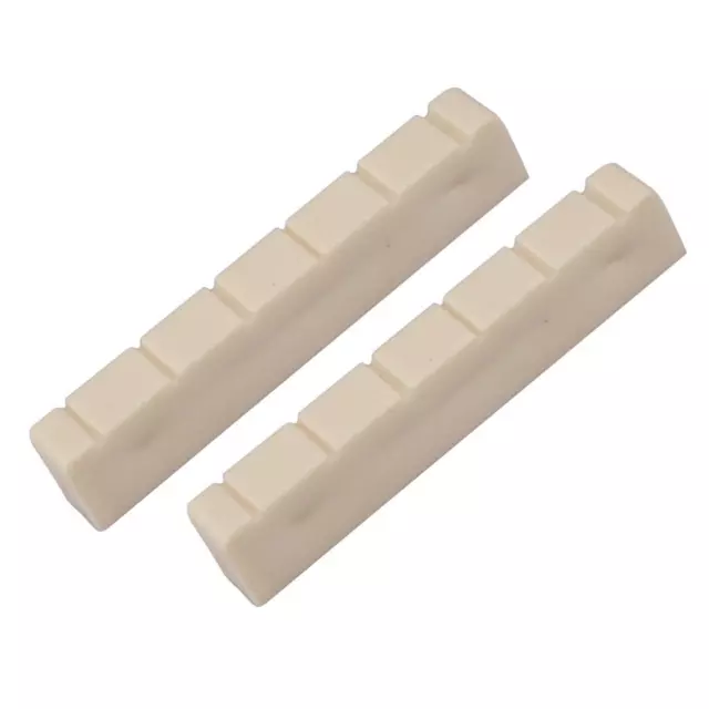 2 pezzi di plastica per chitarra classica dado scanalato 6 corde per chitarra