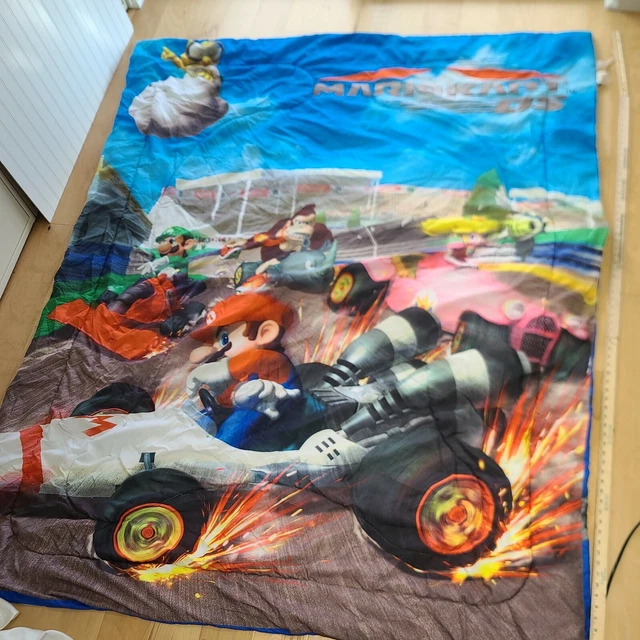 Nintendo Mario Brothers Kart DS 2010 Doble Plana Hoja Ajustable Reversible (3 artículos)