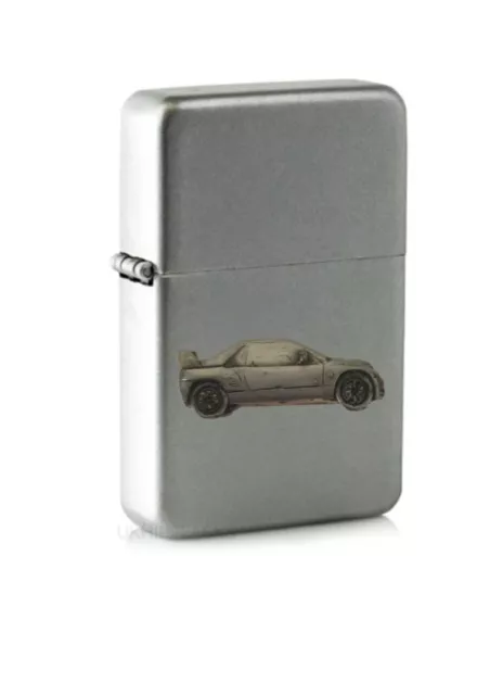 MX 5 (Miata) ref122  on a flip top petrol lighter refillable 7 colour