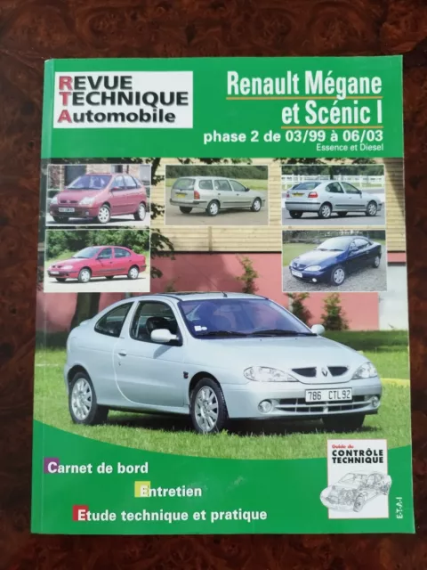 Revue Technique Automobile Renault Mégane Et Scenic Phase 2