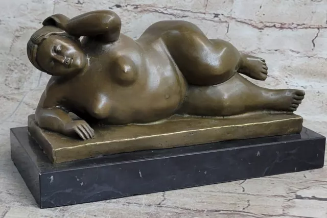 ORIGINAL MAVCHI LADY Solid Real Bronze Statue Sculpture Figurine