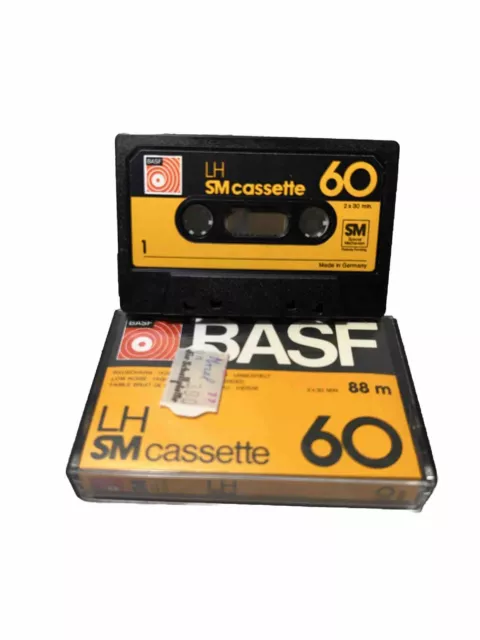 BASF LH SM cassette 60, 88 m, Tape, Cassette, Kassette, Audio