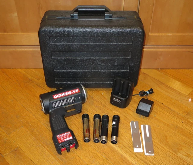 Decatur Genesis VP K-Band Handheld Police Radar Gun with Forks & Case - MPH
