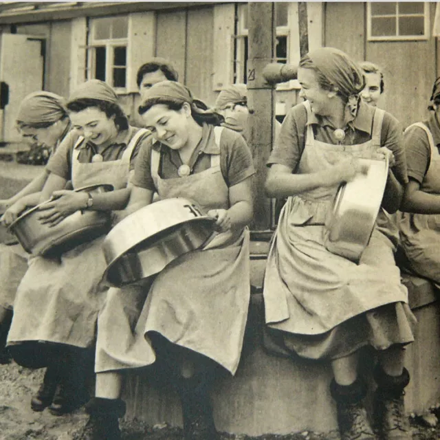 German WW2 Work Maidens - Female Labor Service RAD Photo Book w/96 pictures