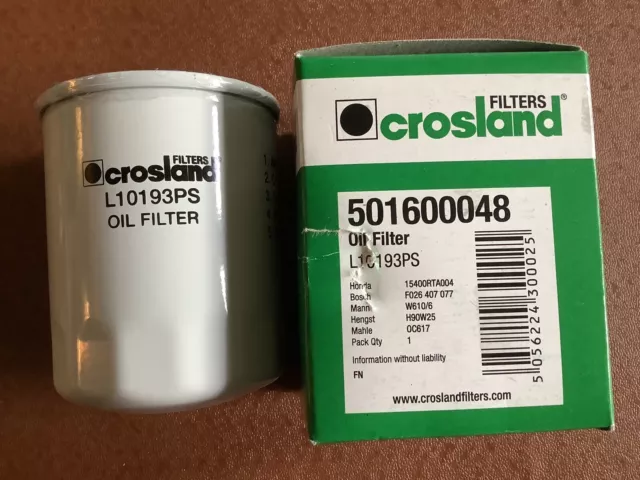 Crosland Oil Filter 501735048