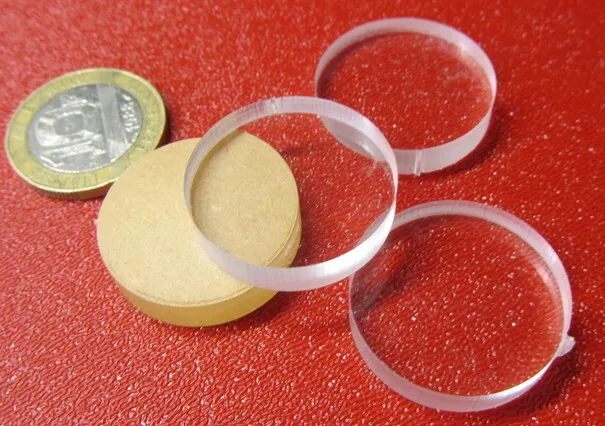 1/4" (.220") Thick x 1.00" Diameter Acrylic Circle Disc Clear 50 Pcs