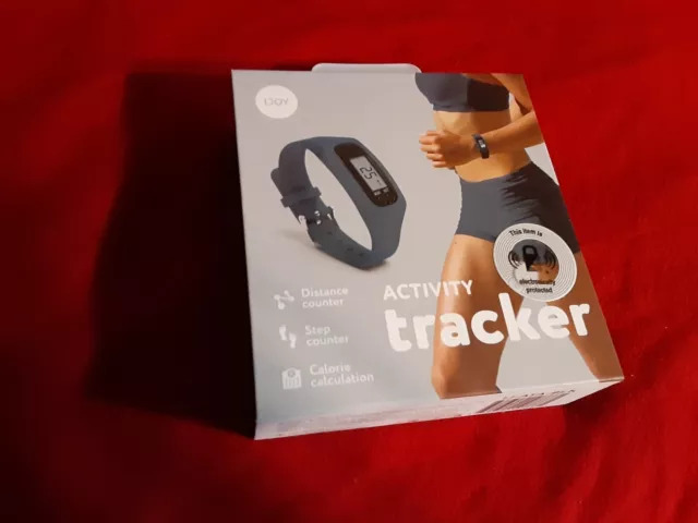 iJoy Activity Tracker Distance, Step and Calorie Calculation - Gray  NEW