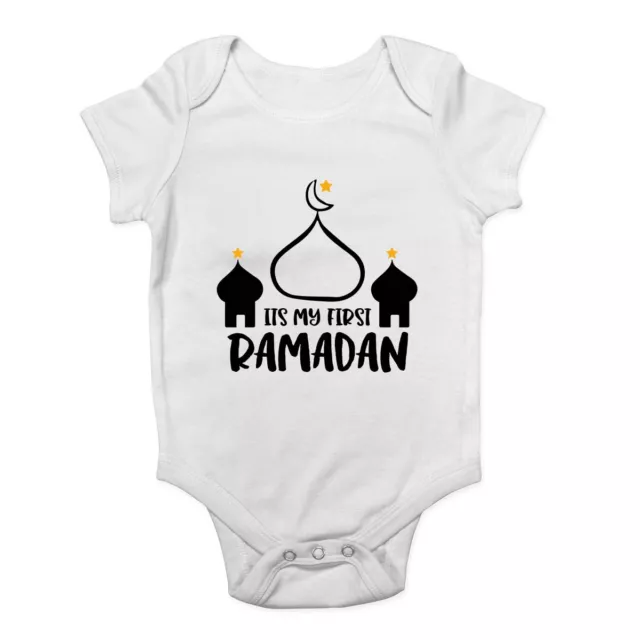 It's My First Ramadan Baby Grow Vest Bodysuit Boys Girls