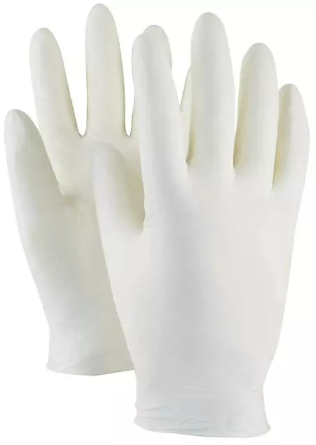 XT Premium Latex Disposable Gloves, Powder-Free, Medium, 100/Box 2