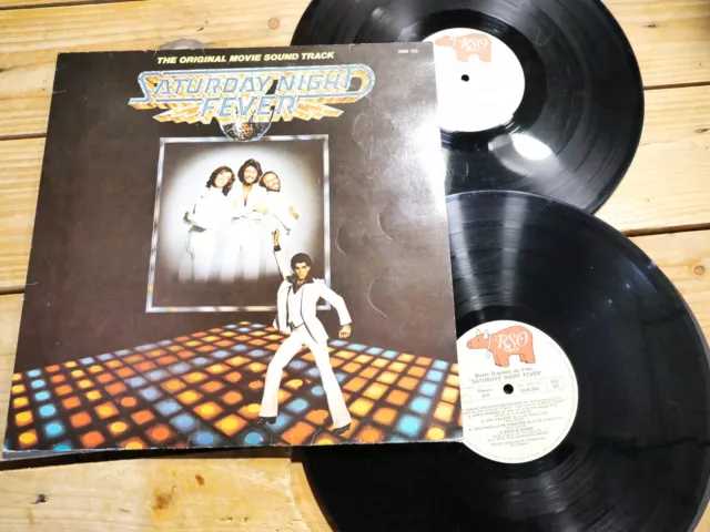 Saturday Night Fever Bof  2 Lp 33T Vinyle Ex Cover Ex Original 1977