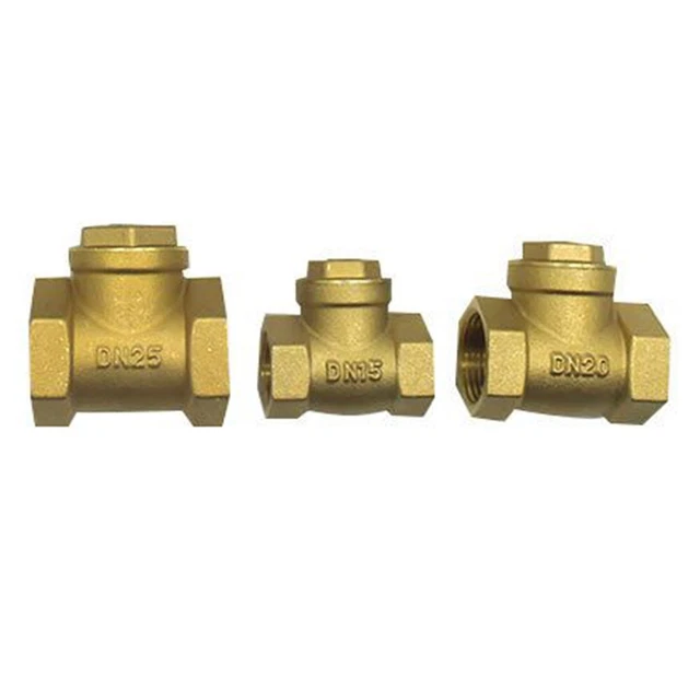 Valvola di ritegno valvola contatore acqua -10°C-120°C 1/2 3/4 1 pollice DN25 oro