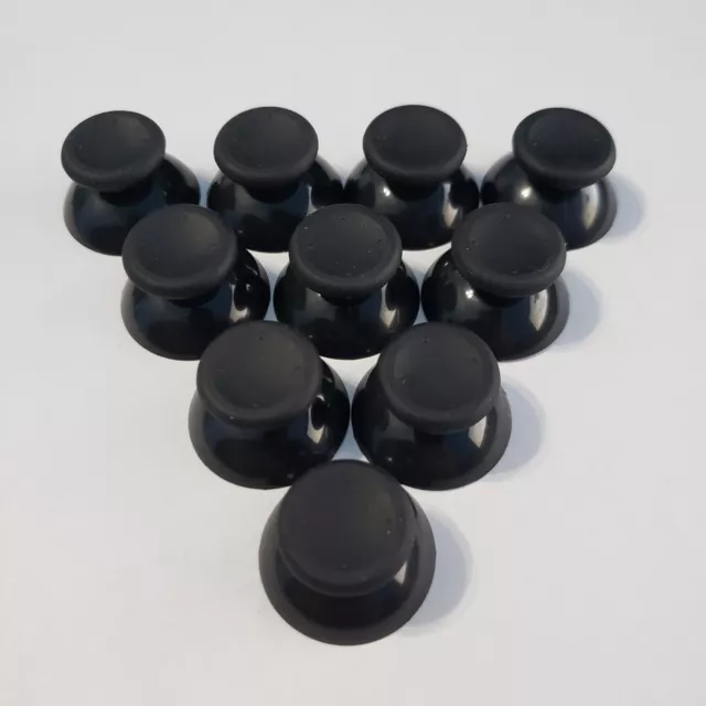 10 Microsoft Xbox 360 Thumbsticks Joysticks Black Replacement Analog Sticks NEW