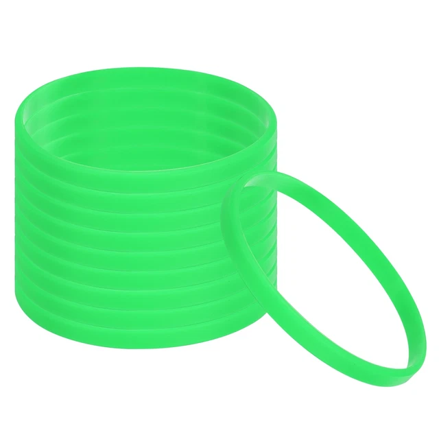 6 Bracelets En Silicone Colorés - Paquet Sportif Groupes Bleu Et Multicolore