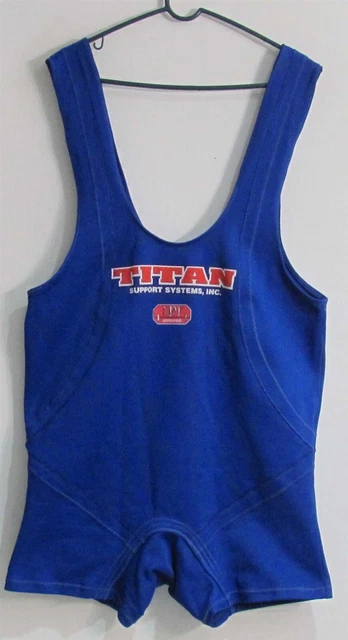 Titan Centurion NXG Super Plus Squat Suit Size 50 Blue W/S (Sumo) Lightly Used