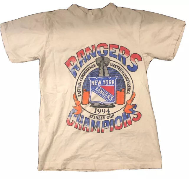 1994 NHL New York Rangers Stanley Cup Champions shirt - M/L